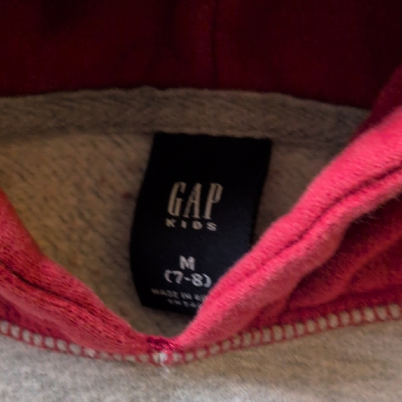 GAP Kids Hoodie in Red and Gray - Picture 2 of 8